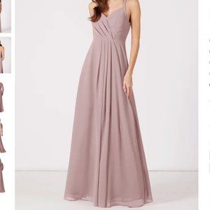 Vintage Mauve Azazie Alani Bridesmaid Dress
